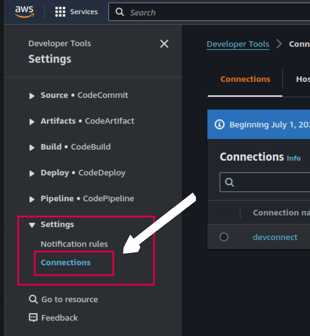 Connecting your GitHub Account To AWS